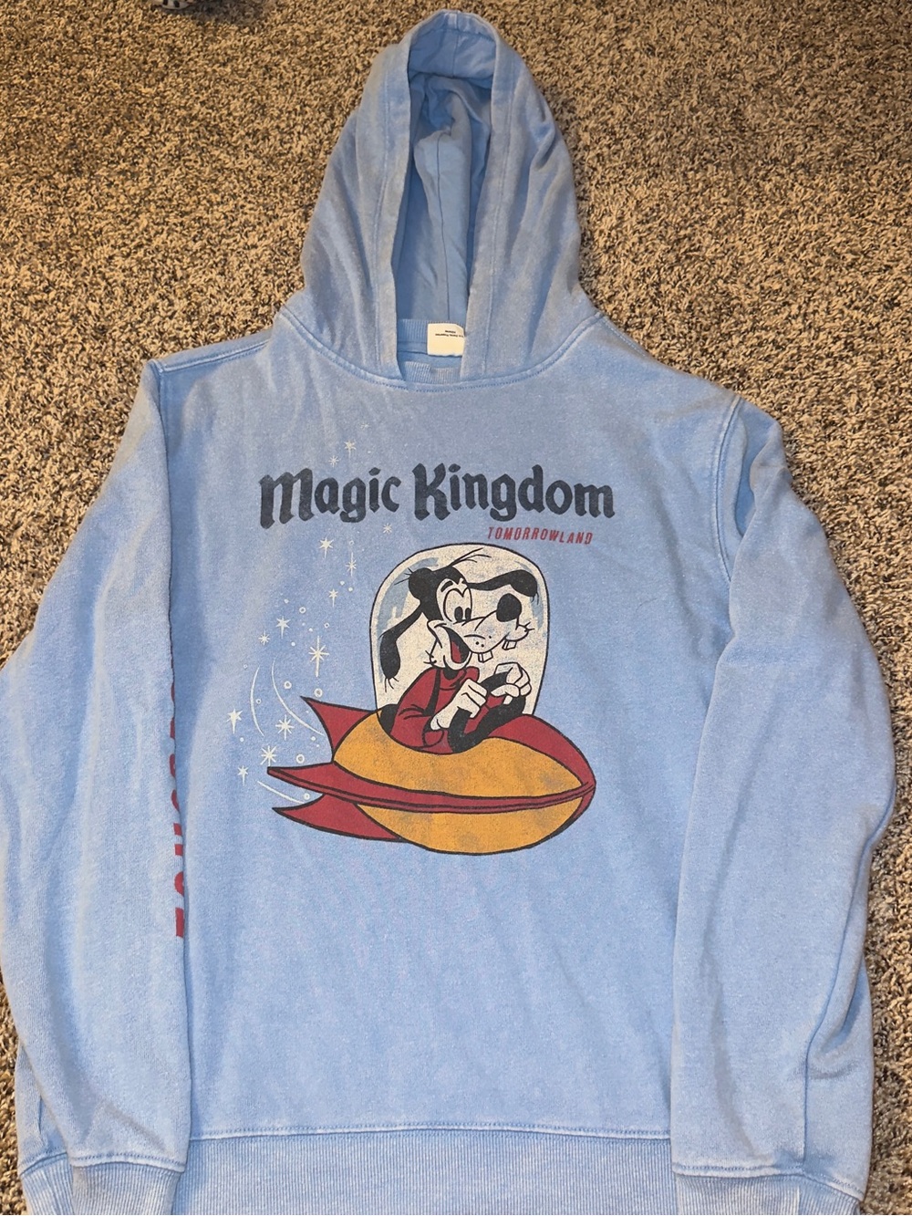 Junk Food Clothing Light Blue Magic Kingdom Tomorrowland unisex Hoodie